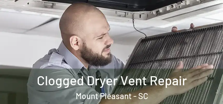  Clogged Dryer Vent Repair Mount Pleasant - SC