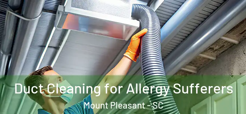  Duct Cleaning for Allergy Sufferers Mount Pleasant - SC
